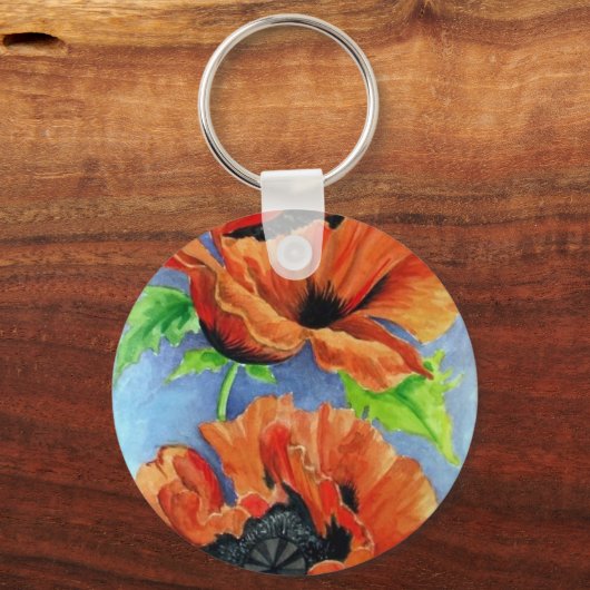 Poppies Schlüsselanhänger (Vorderseite)