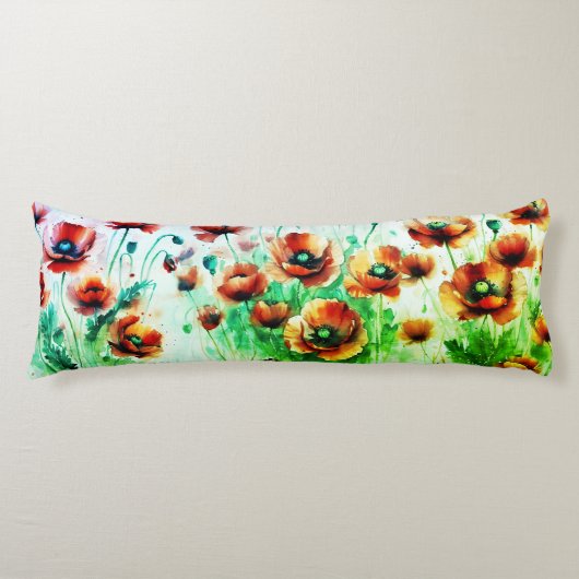 Poppies Seitenschläferkissen (Vorderseite)