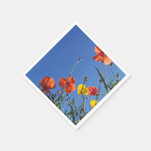 Poppies Serviette (Ecke)