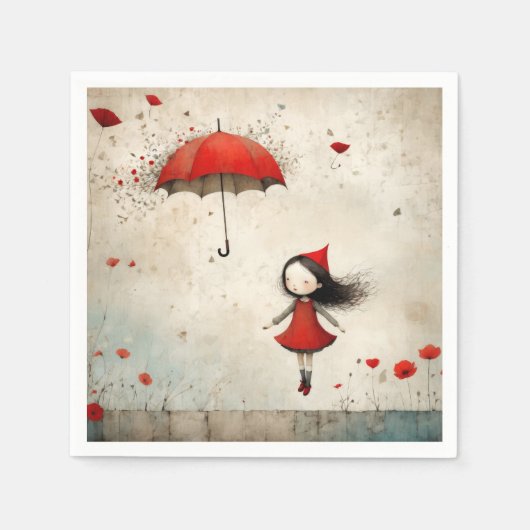 Poppies Serviette (Vorderseite)