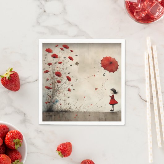 Poppies Serviette (Beispiel)