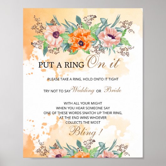 Poppies setzen einen Ring auf sein Poster (Vorne)