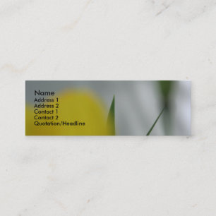 Poppies & Shades 4 Mini Visitenkarte