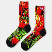 Poppies Socken (Linkes Detail)