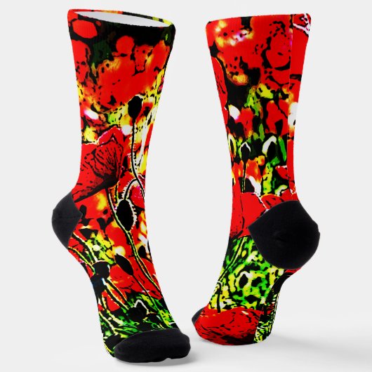 Poppies Socken (Gewinkelt)
