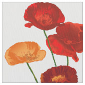 Poppies Stoff (Nahaufnahme)