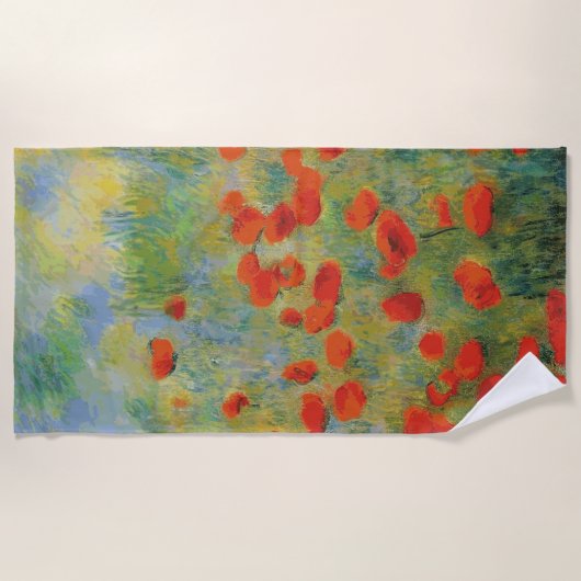 Poppies - Strandtuch (Vorderseite)