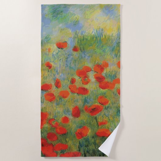 Poppies - Strandtuch (Vorderseite)