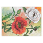 Poppies Tablecloth Tischdecke (Vorderseite (Horizontal))