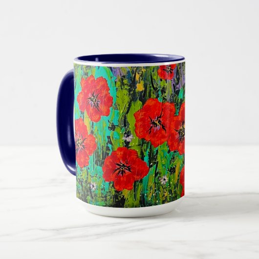 Poppies Tasse (Vorderseite Links)