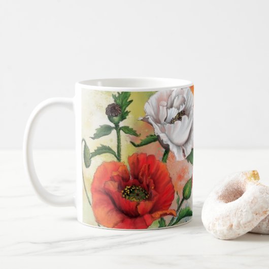 Poppies Tasse (Mit Donut)