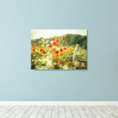 Poppies und Daisies Leinwanddruck (Insitu (Holzboden))