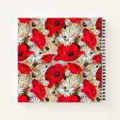 Poppies und Daisies Notizblock (Rückseite)