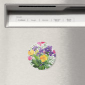 Poppies und Geranien Magnet (In Situ (Geschirrspüler))