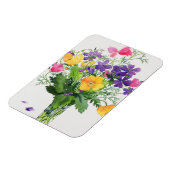 Poppies und Geranien Magnet (Linke Seite)