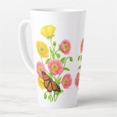 Poppies und Schmetterlinge Kunst und Kultur Milchtasse (Linke Ecke)