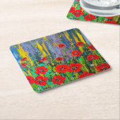 Poppies Untersetzer Set (angewinkelt)