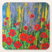 Poppies Untersetzer Set (Vorderseite)