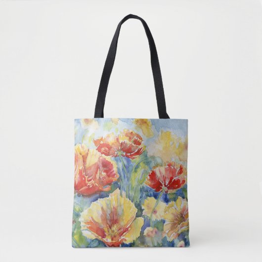 ‚Poppies VII‘ Tote Bag Tasche (Vorderseite)