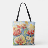 ‚Poppies VII‘ Tote Bag Tasche (Rückseite)