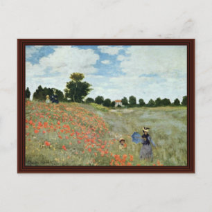 Poppies von Claude Monet Postkarte