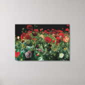Poppies von John Singer Sargent, Vintage Blume Leinwanddruck (Vorderseite)