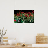 Poppies von John Singer Sargent, Vintage Blume Poster (Küche)