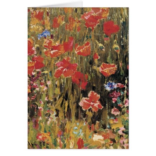 Poppies von Robert Vonnoh, Vintager Impressionismu (Vorne)