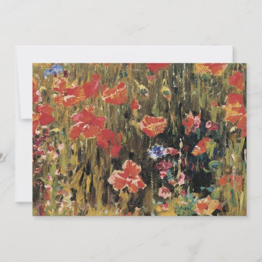 Poppies von Robert Vonnoh, Vintager Impressionismu (Vorderseite)