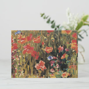 Poppies von Robert Vonnoh, Vintager Impressionismu
