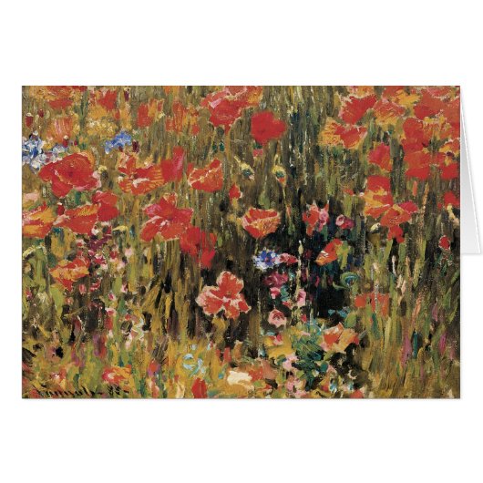 Poppies von Robert Vonnoh, Vintager Impressionismu (Vorderseite (Horizontal))