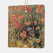 Poppies von Robert Vonnoh, Vintager Impressionismu Keramikornament (Links)