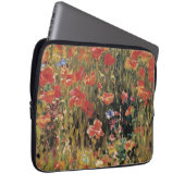 Poppies von Robert Vonnoh, Vintager Impressionismu Laptopschutzhülle (Vorne Rechts)
