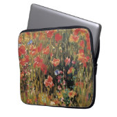 Poppies von Robert Vonnoh, Vintager Impressionismu Laptopschutzhülle (Vorderseite Links)