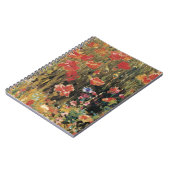 Poppies von Robert Vonnoh, Vintager Impressionismu Notizblock (Linke Seite)