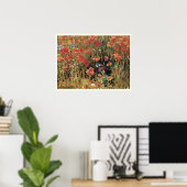 Poppies von Robert Vonnoh, Vintager Impressionismu Poster (Heimbüro)