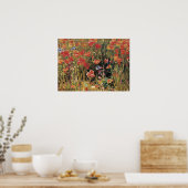 Poppies von Robert Vonnoh, Vintager Impressionismu Poster (Küche)