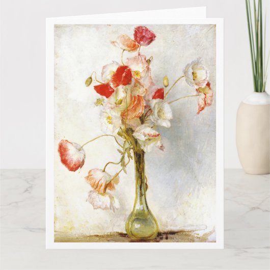 Poppies von Tom Roberts Karte (Vorderseite)