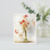 Poppies von Tom Roberts Postkarte (Stehend Vorderseite)