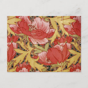 Poppies von William Morris Postkarte