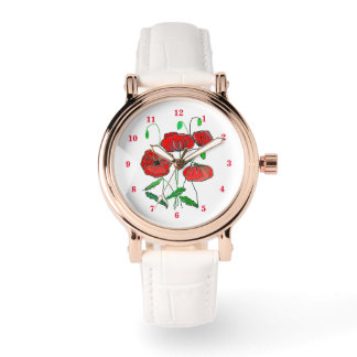 Poppies Watch Armbanduhr