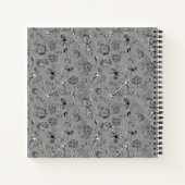 Poppies Watercolor Floral Bed Breakfast Gästebuch Notizblock (Rückseite)