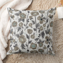 Poppies Watercolor Floral Pattern
