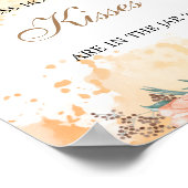 Poppies wie viele Küsse Brautparty-Posting Poster (Ecke)