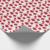 Poppies Wrapping Paper Geschenkpapier (Ecke)