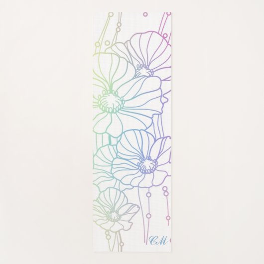 Poppies Yogamatte (Vorderseite)