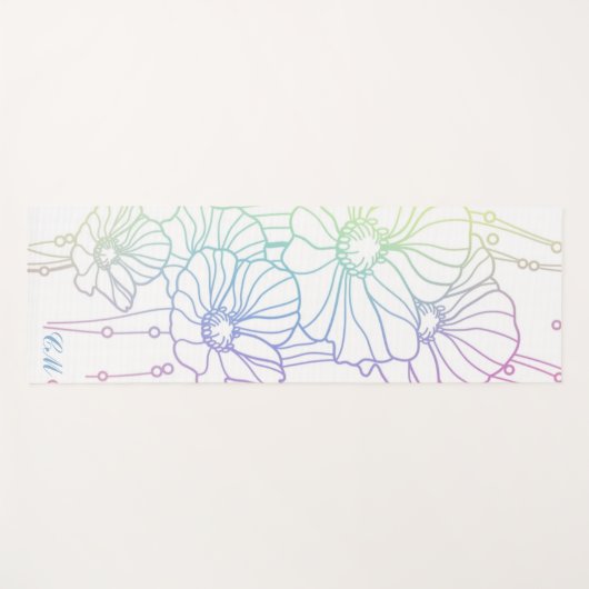 Poppies Yogamatte (Vorderseite (Horizontal))