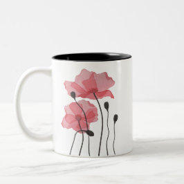 Poppies Zweifarbige Tasse
