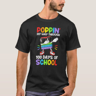 Poppin auf meinem Weg durch 100 Tage der Schule B T-Shirt