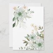 Poppin' Babyflaschen Babydusche Einladung (Rückseite)